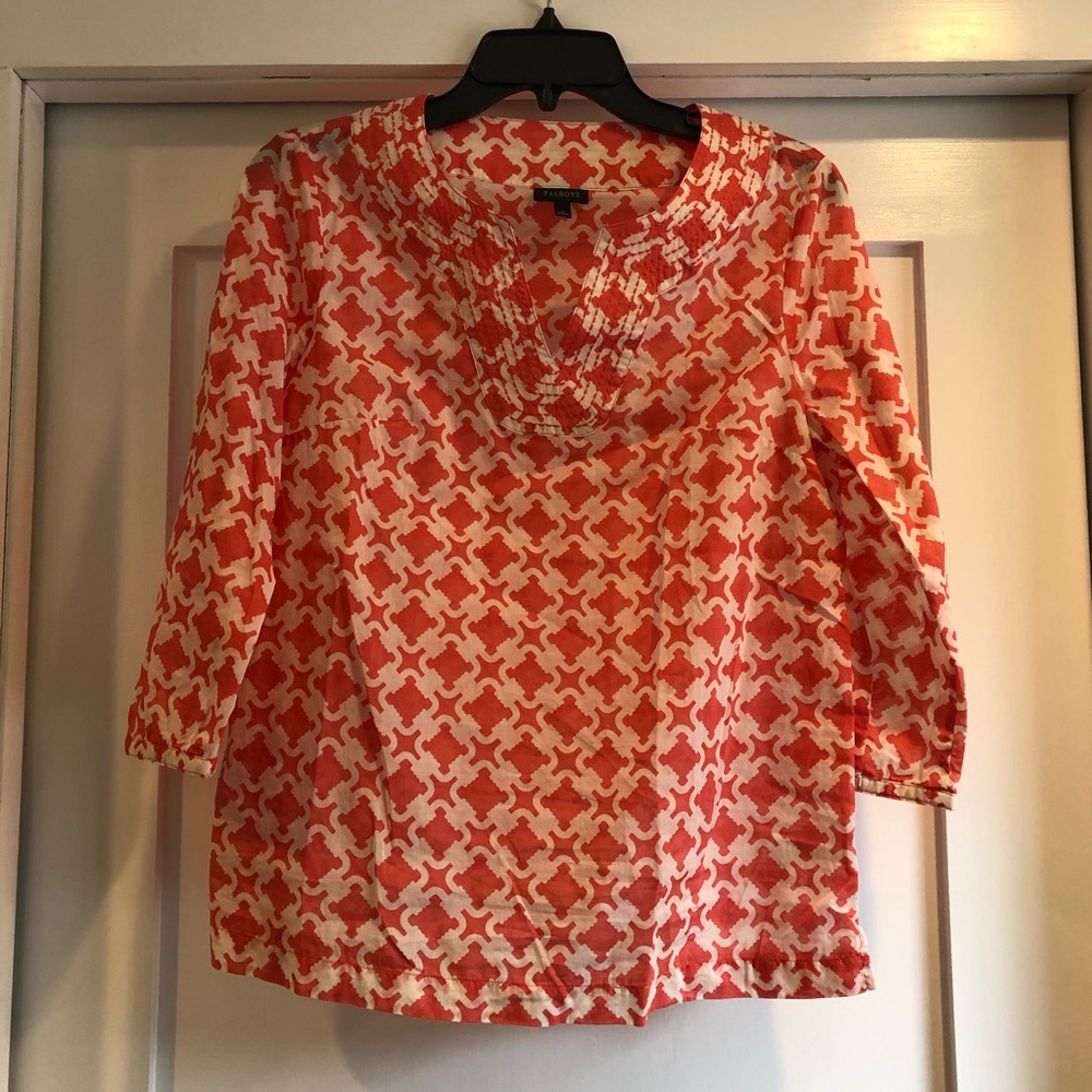 Talbots 3/4 Sleeve Top